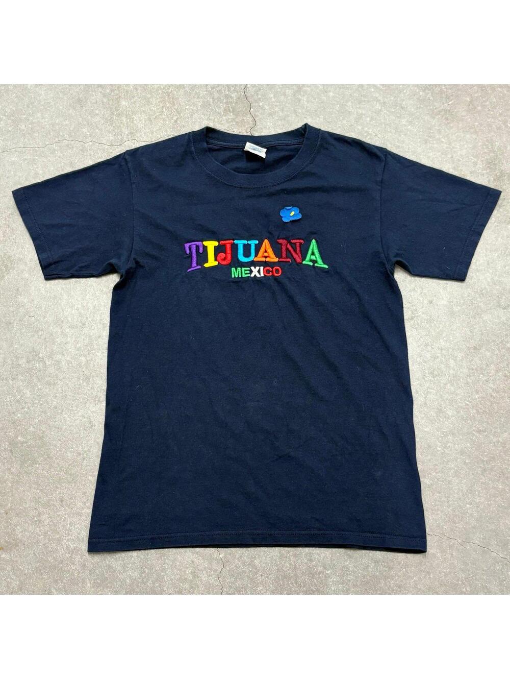 YAZBEK Tijuana Mexico Embroidered T Shirt